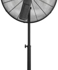 Beast Of A Fan Industrial Pedestal 30 Inch With 3 Speed High Velocity Airflow Up To 36 Feet Per Second Adjustable Height Metal Construction
