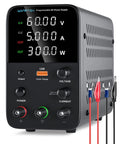 Variable Bench Power Supply With Switch And Alarm, 60V 5A, LED Display, USB Quick Charge, Stable DC Output for labs.