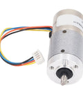 Hardcore Two Phase Four Wire Mini Gear Motor Crafted From Rust Resistant Stainless Steel Helical Gears for 3D printer drives.
