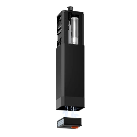 32-in-1 electronics cleaning kit in black by Amazon, two-piece with detachable cleaning head.
