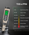 Three In One Digital pH Meter With ATC TDS And Temperature Reading For Hydroponics Drinking Water Pools And Aquariums Auto Calibration With Three Point Calibration Accurate pH Tester