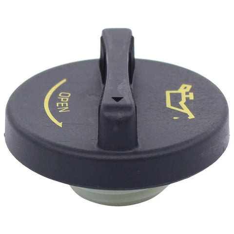 Front view of Engine Oil Filler Cap Compatible With Hyundai Accent Elantra Sonata Tucson Azera Veracruz with open symbol