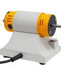 Pro Grade Bench Polisher Lathe Kit 320W with Flexible Shaft and accessories for jewelry and metal polishing close-up view