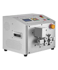 Automatic Heat Shrink Tube Cutter With Lcd Display Heavy Duty Pvc Pe Silicone Pipe Trimmer showing control panel and cutting mechanism.