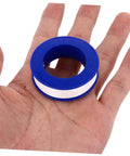 Heavy Duty PTFE Thread Seal Tape For Plumbing And Garden, 12 Rolls High Temperature Pipe Thread Tape in a person's hand