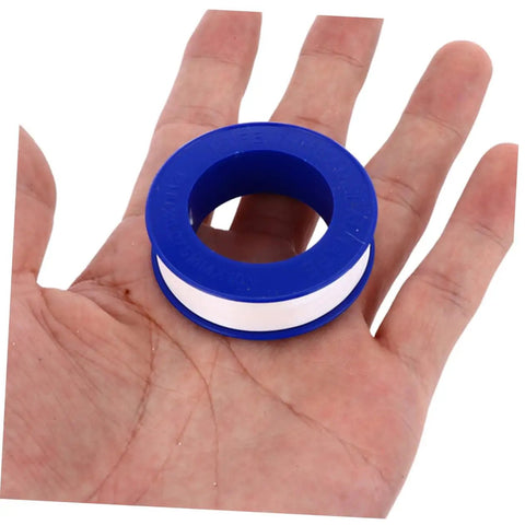 Heavy Duty PTFE Thread Seal Tape For Plumbing And Garden, 12 Rolls High Temperature Pipe Thread Tape in a person's hand