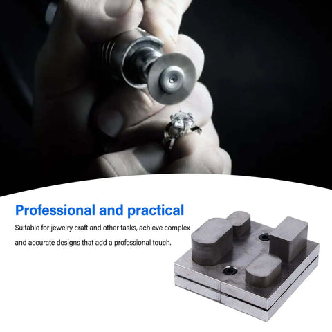 Person using Durable Alloy Disc Cutter Set For Jewelry Making And Metal Crafting, Irregular Shape Punch Tool Kit with precise cutting