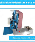 Xoiasth 750W Brushless Electric Belt Sander With 915 X 50mm Sanding Belt And Stainless Steel Workbench, compact design, versatile use.