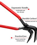 sheet metal hand seamer set with ergonomic handle, durable carbon steel, and practical jaw for bending and shaping metal