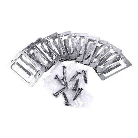 Single Gang Drywall Brackets Pack Of 10 Retrofit Ready Low Voltage Installations No More Plastic Cut In Boxes Hardware Included