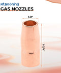 Premium 28 Piece .030 Inch Mig Welding Gun Consumables Kit with 1/2 inch gas nozzle for welding applications.