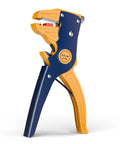 2 In 1 Quick Strip Wire Stripper And Cutter For 14 To 24 AWG Solid And Stranded Wires With Automatic Adjustment And Eagle Nose Self Adjusting Pliers 7 Inch