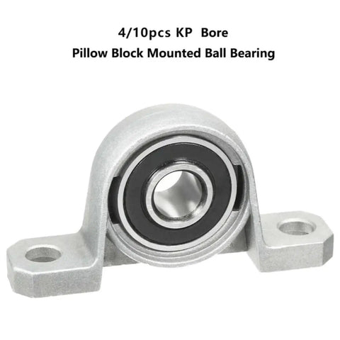 Heavy Duty Ball Bearing Pillow Block Support High Load Capacity 8 10 12 16 17mm Sizes For Machinery Or DIY Builds Four Pack Strength Mounted Here Handles Work With No Sweat Plus Self Aligning Design And Friction Reduced Inserts. 22mm cast iron pillow block bearing with sealed chrome insert for machinery repair