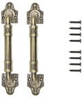 Sliding Barn Door Pull Handle Hardware In Bronze Tone For Wooden Garden Gate Shed Cabinet Doors Large Door Handle 7.87 Inch