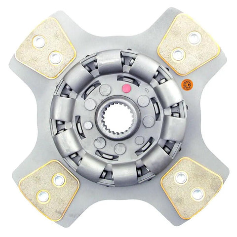 Trans Clutch Disc For International Harvester Tractors 430 480B 480C 580 Series, Heavy Duty Rockford 4-Button Design, 21 Teeth