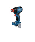 Two In One Cordless Impact Driver And Wrench 18V connected, showing bit holder, ergonomic design, and control settings.