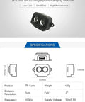 High Precision LiDAR ToF Ranging Module For DIY Projects, Ultra Accurate 0.2 To 8 Meters Range, 100 Hz Refresh Rate, UART And I2C Interfaces