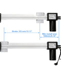 Power Recliner Motor Kit JLDQ.11.156.333D showing stroke of 333mm and min install size of 156mm for lift chairs.