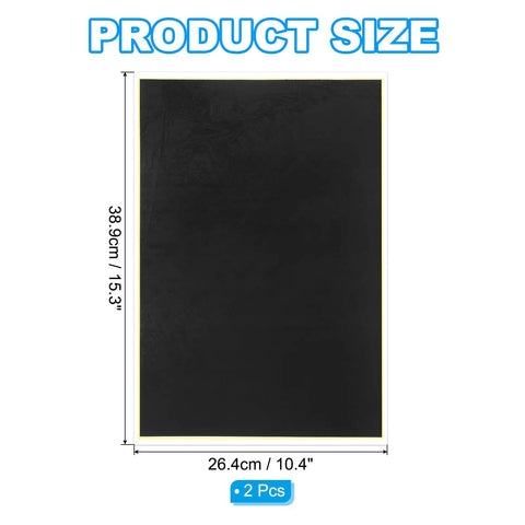 Two Pack 15.3x10.4 Inch Black Laser Engraving Paper Sheets For Fiber Laser Marking And Engraving On Metal Ceramics And Glass