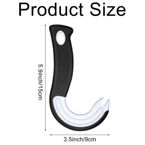 2 Pack Easy Open Ring Pull Can Opener Set For Folks With Painful Fingers Nail Friendly Kitchen Gadget That Lets You Open Cans Smoothly Without Bending Tabs Durable Lightweight Design, 5.9in x 3.5in plastic opener