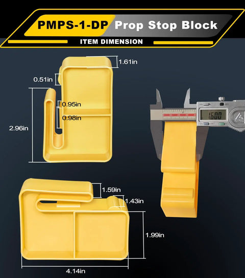 Universal Propeller Stop Block For Boats And Outboards High Visibility Yellow Prop Stop For All Stern Drives And Outboard Engines Compatible With Mercury Mercruiser Yamaha Evinrude Johnson Volvo Cobra And More Heavy Duty Marine Prop Stop