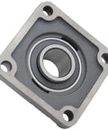 4 Bolt Flange Mount Ball Bearing Unit with UC207 Insert Bearing Cast Iron Housing F207 1.378 In Bore 4.606 In Flange Width