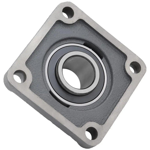 4 Bolt Flange Mount Ball Bearing Unit with UC207 Insert Bearing Cast Iron Housing F207 1.378 In Bore 4.606 In Flange Width
