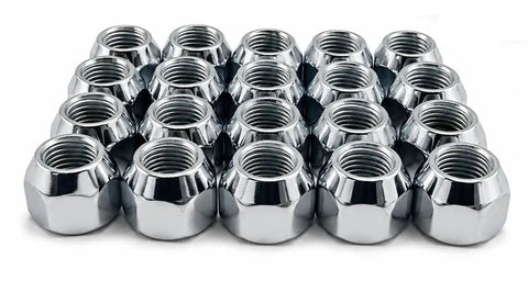 Premium Steel Wheel Lug Nut Set For Suzuki Samurai SJ410 SJ413, 20-Piece Direct Replacement Kit With Heavy-Duty High-Strength Bolts For Smooth Fit And Reliable Ride On Any American Road Today chrome steel lug nuts, 20-piece set
