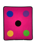 Five Bullseye Fencing Target For Gym And Home Training Lightweight Wall Mount Practice Target with multicolor bullseyes