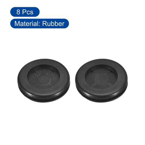 Eight Pack Rubber Grommets For 1-1/8 Inch Drill Holes 30mm Inner 25mm Outer 40mm 8.5mm Thick Ring Gasket view