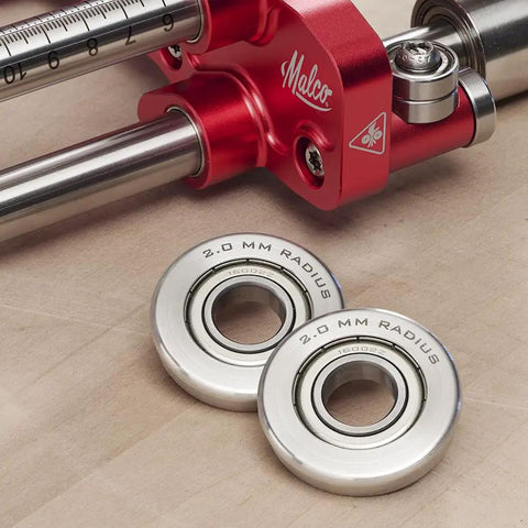 Heavy Duty Metal Bender Roller Set Handles Aluminum And Zinc Bends Like A Champ With A Slick 2mm Radius Wheel Forged From Rust Proof Stainless Steel And Laser Etched Dimensions For Quick Grip