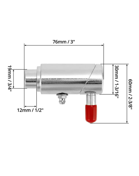 Heavy Duty Three Quarter Inch Cam Lock Wrecker 2 Pack With Spring Loaded Twist Lock Plunger Pin And Built In Grease Fitting Zinc Plated Tow Truck Kit Built Tough For The Daily Grind showing dimensions and parts.