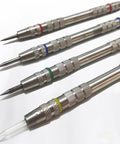 Pro Grade Mohs Hardness Tester Kit With Dual Head Design And Storage Box For Gems And Ceramics Crystal Crafted Accuracy Non Slip Grip Measures 2 3 4 5 6 7 8 9 Mohs Scale System, four metal testing pens