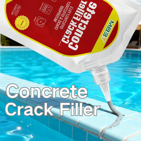 Heavy Duty Concrete Crack Filler And Dense Mineral Weed Barrier Joint Sealer For Patios And Pavers pouring from bottle