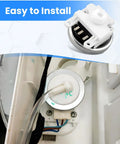 Plug And Play Washing Machine Water Level Sensor Replacement For Midea And LittleSwan, shown installed and uninstalled, DC 5V 10mA.