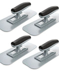 4 Pack Plastic Trowels With Handy Grip Handles For Quick Smoothing Of Spackle And Joint Compound On Walls And Corners