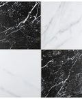 Checkerboard Porcelain Floor And Wall Tile 17 7/8 Inch Square With Glazed Textured Finish And Medium Sheen, black and white squares