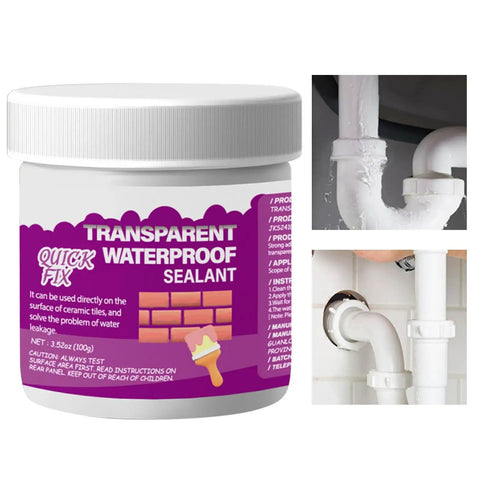 Hella Clear Invisible Waterproof Coating Spray For Walls And Roofs Freaking Tough Crack Leak Sealant, clear container with application surfaces