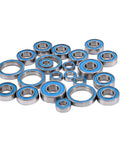 Upgrade Kit With 22 Piece Sealed Bearing Kit In Blue For One Eighth And One Seventh RC Cars Fits Kraton Typhon Senton Talion