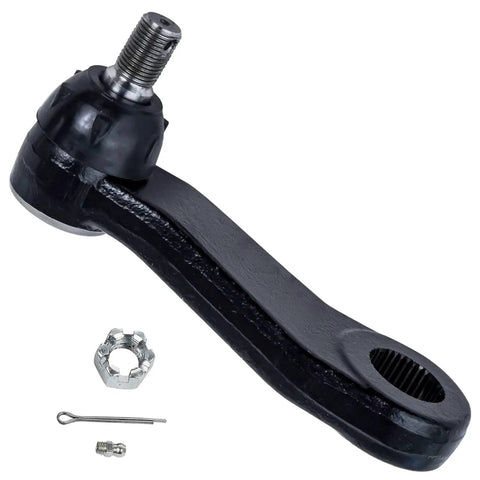 4X4 Front 8 Piece Suspension Kit For 1997 2003 Ford F150 4WD Beefed Up Front End Upgrade With Tie Rods Idler Arm Ball Joints Control Arms And Hardware, black steel steering arm with hardware