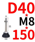 Heavy Duty Adjustable Leveling Feet With Swivel Base Stainless Steel Construction For Furniture And Workshop Gear Built Tough Fits M6 M8 M10 And M12 Sizes Hassle Free Pair with M8 bolt and D40 base.