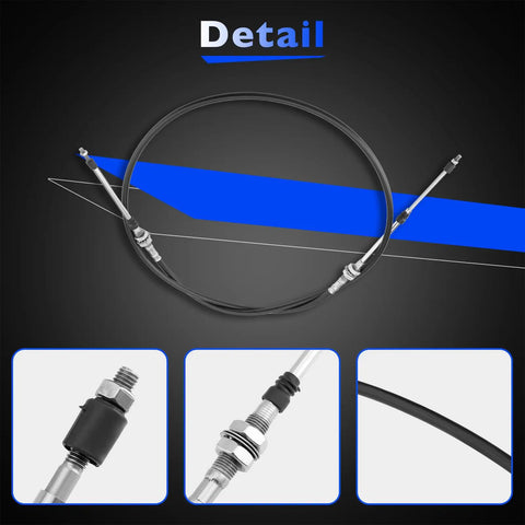 2 Inch Aftermarket Adjustable Steering Column Shift Linkage Kit For Easier Quick Shifts And Smoother Pedal Response Plug And Play Install Durable Aluminum Construction Easy Install Eliminates Transmission Wiring Hassles, cable and fittings