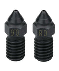 Beefy Hardened Steel Nozzles For 3D Printing Spider Hotend High Speed And High Temp 0.6mm And 0.8mm Dual Pack Up To 450C