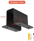 Garage Ceiling Storage Rack With Heavy Duty Overhead Tote Rail bracket dimensions with screws and wall plugs