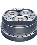 Tough Robot L Axis Gearbox delivering heavy torque and smooth low speed operation, metallic, ideal for industrial machinery.