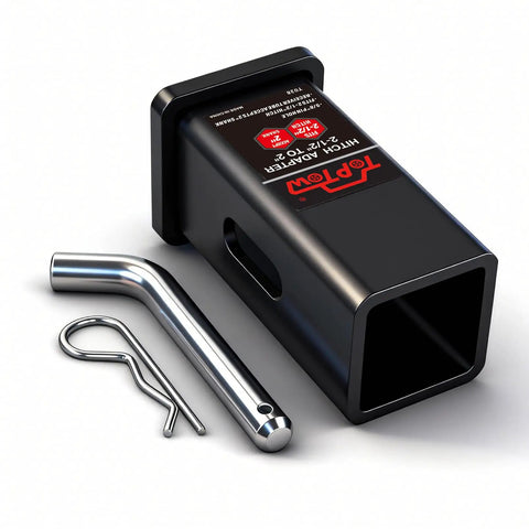 Heavy Duty Hitch Reducer Sleeve From Two And A Half Inch To Two Inch Fits Class V Receivers For Class III And IV Tow Mounts