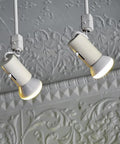 Ceiling spotlight showcasing Six Pack R14 Mini Reflector Light Bulbs 25W 120V Dimmable E26 Medium Base Frosted For Showcase Lamps