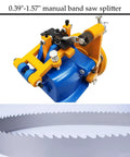 Pro-Grade Manual Saw Splitter And Blade Tooth Toggler For 0.39 To 1.57 In Blades, Heavy Duty Metal Construction, Front View