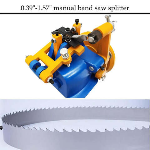 Pro-Grade Manual Saw Splitter And Blade Tooth Toggler For 0.39 To 1.57 In Blades, Heavy Duty Metal Construction, Front View