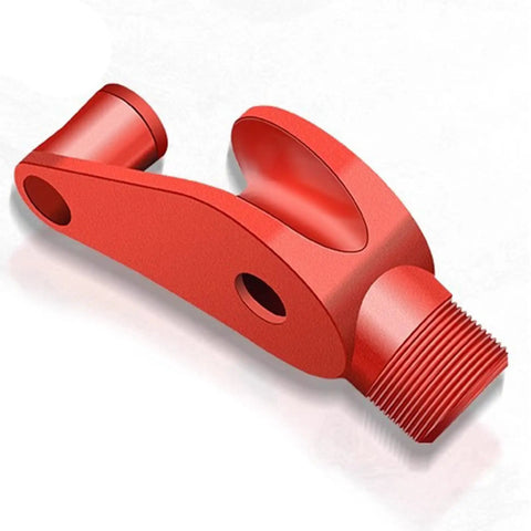 Heavy Duty 90 To 180 Degree Wire Pipe Bender For Electrical Conduit, steel, red finish, designed for precise bends.